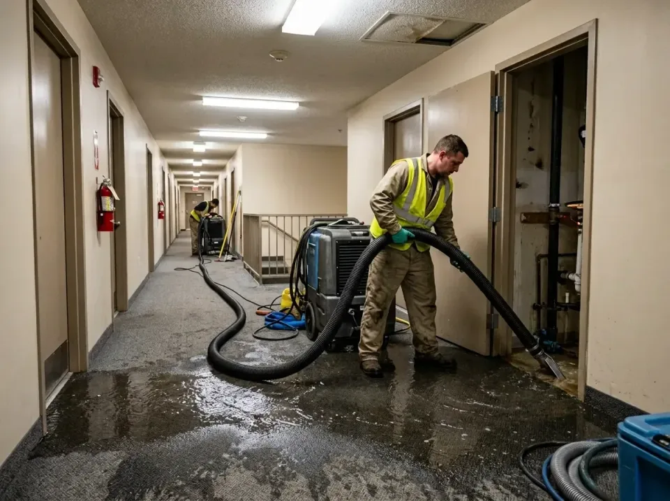 multi-unit-apartment-hallway-f-005 — frequently asked questions, Emergency Burst Pipe Water Extraction & Removal in Fullerto…
